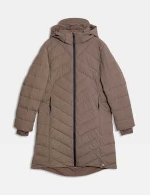 

Womens Goodmove Stormwear™ Hooded Puffer Coat - Taupe, Taupe