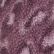 Borg Printed Funnel Neck Zip Up Fleece Jacket, MAUVE MIX, swatch