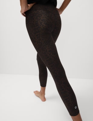 

Womens Goodmove Go Balance High Waisted 7/8 Yoga Leggings - Brown Mix, Brown Mix