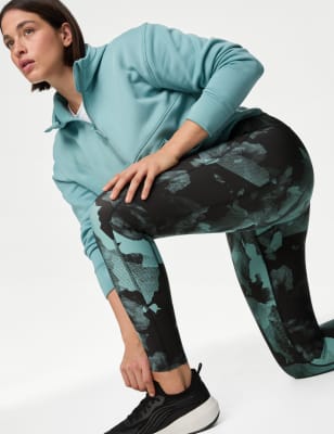 

Womens Goodmove Go Move - Hoch geschnittene Sport-Leggings mit Muster - Light Blue Mix, Light Blue Mix