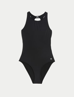 

Womens Goodmove Bauchkaschierender Badeanzug mit Cut-out - Black, Black