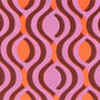 360 Tummy Control Printed Plunge Swimsuit, FUCHSIA MIX, swatch