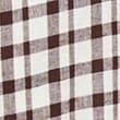 Linen Rich Checked Shirt, BROWN MIX, swatch