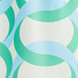 Satin Printed Short Sleeve Beach Shirt, BLUE MIX, swatch