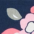 Pure Linen Floral V-Neck Blouse, NAVY MIX, swatch