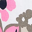 Pure Linen Floral V-Neck Blouse, WHITE MIX, swatch