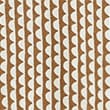 Linen Rich Printed V-Neck Shift Dress, BROWN MIX, swatch