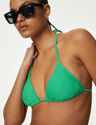 

Womens M&S Collection Dreiecks-Bikinioberteil - Medium Green, Medium Green