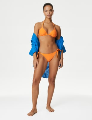 

Womens M&S Collection Triangle Bikini Top - Orange, Orange