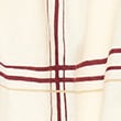 Linen Rich Printed Waisted Ruched Top, IVORY MIX, swatch