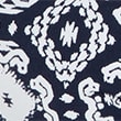 Printed Padded Plunge Bikini Top, NAVY MIX, swatch