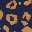 Printed High Leg Bikini Bottoms, DARK BROWN MIX, swatch