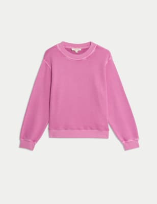 

Womens Per Una Pure Cotton Sweatshirt - Freesia, Freesia