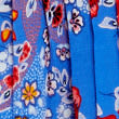 Floral Pintuck Long Sleeve Blouse, BLUE MIX, swatch