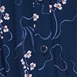 Printed Collared Midi Shirt Dress, NAVY MIX, swatch
