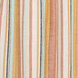 Pure Cotton Striped V-Neck Midaxi Dress, PINK MIX, swatch
