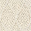 Sleeveless Cable Roll Neck Jumper, CREAM, swatch