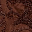 Cotton Embroidered Wide Leg Trousers, CHESTNUT, swatch