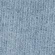 High Waisted Striped Wide Leg Turn Up Jeans, MEDIUM INDIGO, swatch