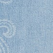 Printed Straight Leg Ankle Grazer Jeans, LIGHT INDIGO, swatch