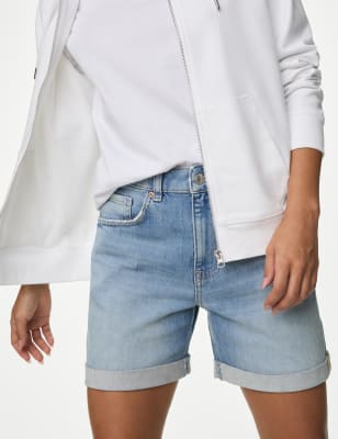 

Womens M&S Collection Denim Boyfriend Shorts, Denim