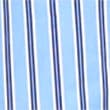 Pure Cotton Poplin Striped Pleated Midi Skirt, BLUE MIX, swatch