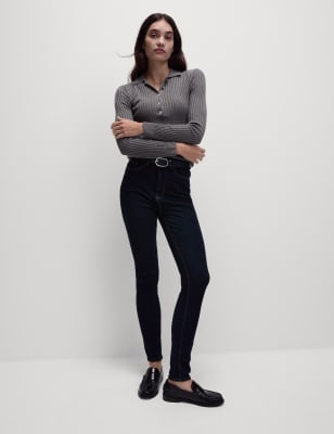 

M&S Collection Jeans skinny de cintura alta Magic ShapingWomens - Indigo Mix, Indigo Mix