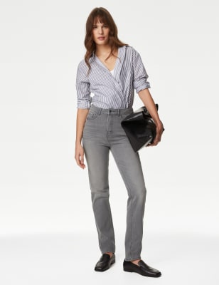 

M&S Collection Jeans straight Magic ShapingWomens - Grey, Grey