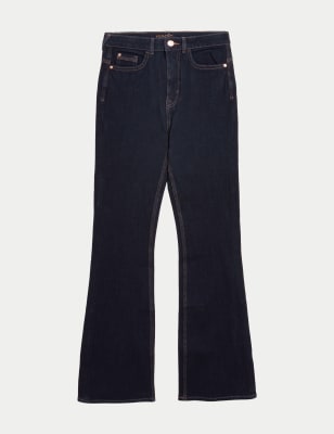 

M&S Collection Jeans Magic slim moldeadores de cintura alta acampanadosWomens - Indigo Mix, Indigo Mix