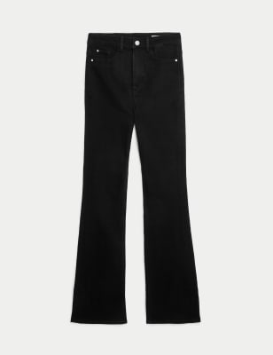 

M&S Collection Jeans Magic slim moldeadores de cintura alta acampanadosWomens - Black, Black