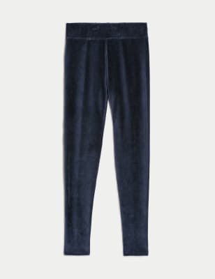 

Womens M&S Collection Cord High Waisted Leggings - Midnight Navy, Midnight Navy