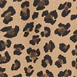 Pure Cotton Animal Print Tapered Joggers, BROWN MIX, swatch