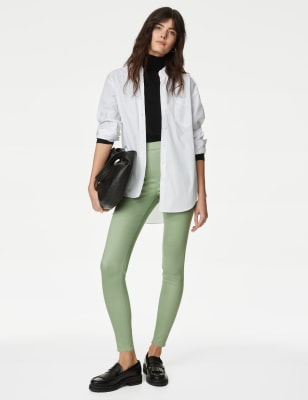 

M&S Collection Jeggings de cintura altaWomens - Pale Jade, Pale Jade