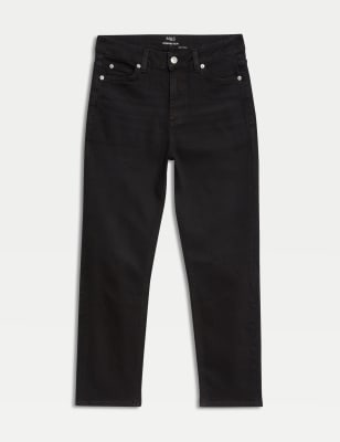 

M&S Collection Jeans slim pesqueros de cintura altaWomens - Black, Black