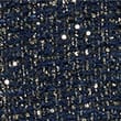 Tweed Sparkly Collarless Blazer with Wool, NAVY MIX, swatch