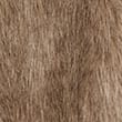 Faux Fur Collared Short Coat, BROWN MIX, swatch