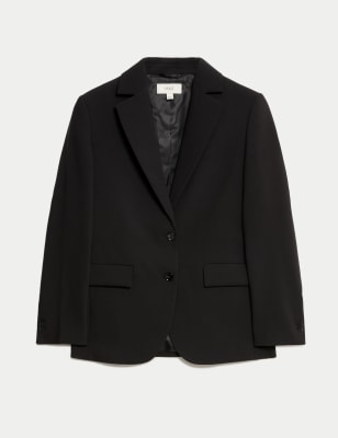 

M&S Collection Blazer de botonadura simpleWomens - Black, Black