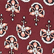 Printed Wide Leg High Waist Trousers, DARK RED MIX, swatch
