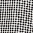 Pure Linen Checked Pleat Front Trousers, BLACK MIX, swatch