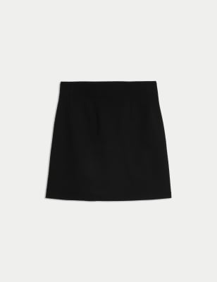 

Womens M&S Collection Jersey Mini A-Line Skirt - Black, Black