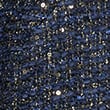 Metallic Sequin Tweed Waistcoat, NAVY MIX, swatch