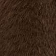 Faux Fur Collared Short Jacket, BROWN, swatch