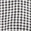 Pure Linen Tailored Checked Collared Jacket, BLACK MIX, swatch