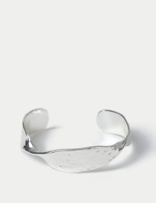 Per Una Women's Silver Twisted Bangle, Silver