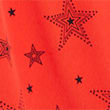 Star Print Midi Waisted Dress, RED MIX, swatch