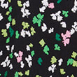 Floral Midaxi A-Line Skirt, BLACK MIX, swatch