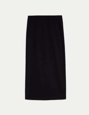 

Womens M&S Collection Midi Pencil Skirt - Black, Black