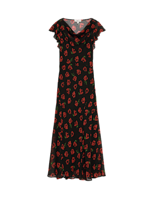 Cowl Neck Midaxi Dress