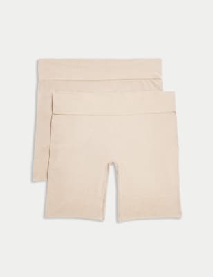 

Womens M&S Collection 2pk Anti-Chafe Shorts - Opaline, Opaline