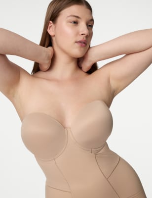 

Womens Body by M&S Body Define™ Firm Control Bodysuit F-GG - Rose Quartz, Rose Quartz